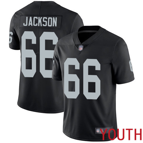 Oakland Raiders Limited Black Youth Gabe Jackson Home Jersey NFL Football #66 Vapor Untouchable Jersey->youth nfl jersey->Youth Jersey